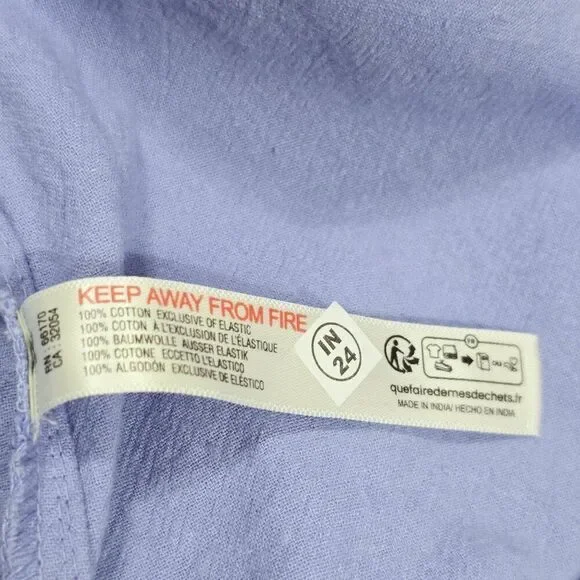 New Free People - XL - Crochet Lovey Maxi Dress In Periwinkle - Picture 7 of 7